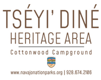 Tséyi Diné Heritage Area - Cottonwood Campground - Logo Development